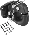 VEVOR Pintle Hook, 30000 lbs Towing Capacity, Trailer Hitches Receiver Hook Fits for 2.5 to 3-inch Lunette Ring with Mounting Kit, Wear-resistant, Black Powder Coat, Suitable for Various Vehicles
