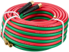 VEVOR Oxygen Acetylene Hose, 1/4-Inch x 50FT Oxy Acetylene Hose with 9/16"-18 B Fitting, 300PSI T Grade Welding Cutting Torch Twin Hose, Compatible with Oxygen, Acetylene, Propane and Other Fuel Gases
