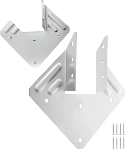 VEVOR Hurricane Ties for Rafter, Inner Size 5.31x1.57x2.48 in / 135x40x63 mm, Heavy Duty Hurricane Straps, Heavy Duty Rafter Ties Brackets Joist Hangers for Roof Beam Wooden Construction, 25 Pcs