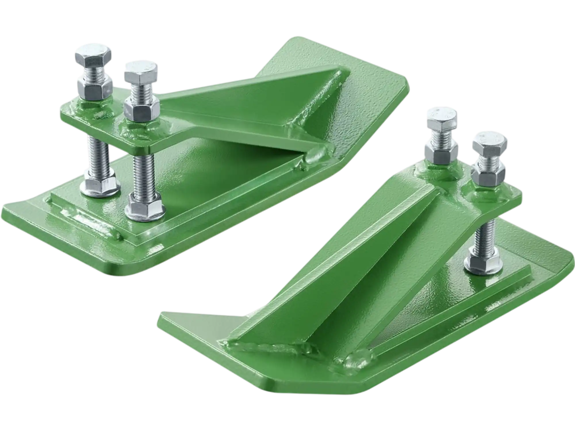 Vevor Tractor Bucket Protector Heavy-Duty Steel Edge Protectors 2-Pc Green New
