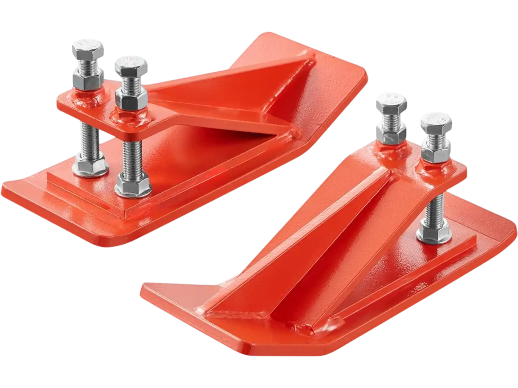 Vevor Tractor Bucket Protector 2-Pc Heavy-Duty Steel Edge Protectors Orange New