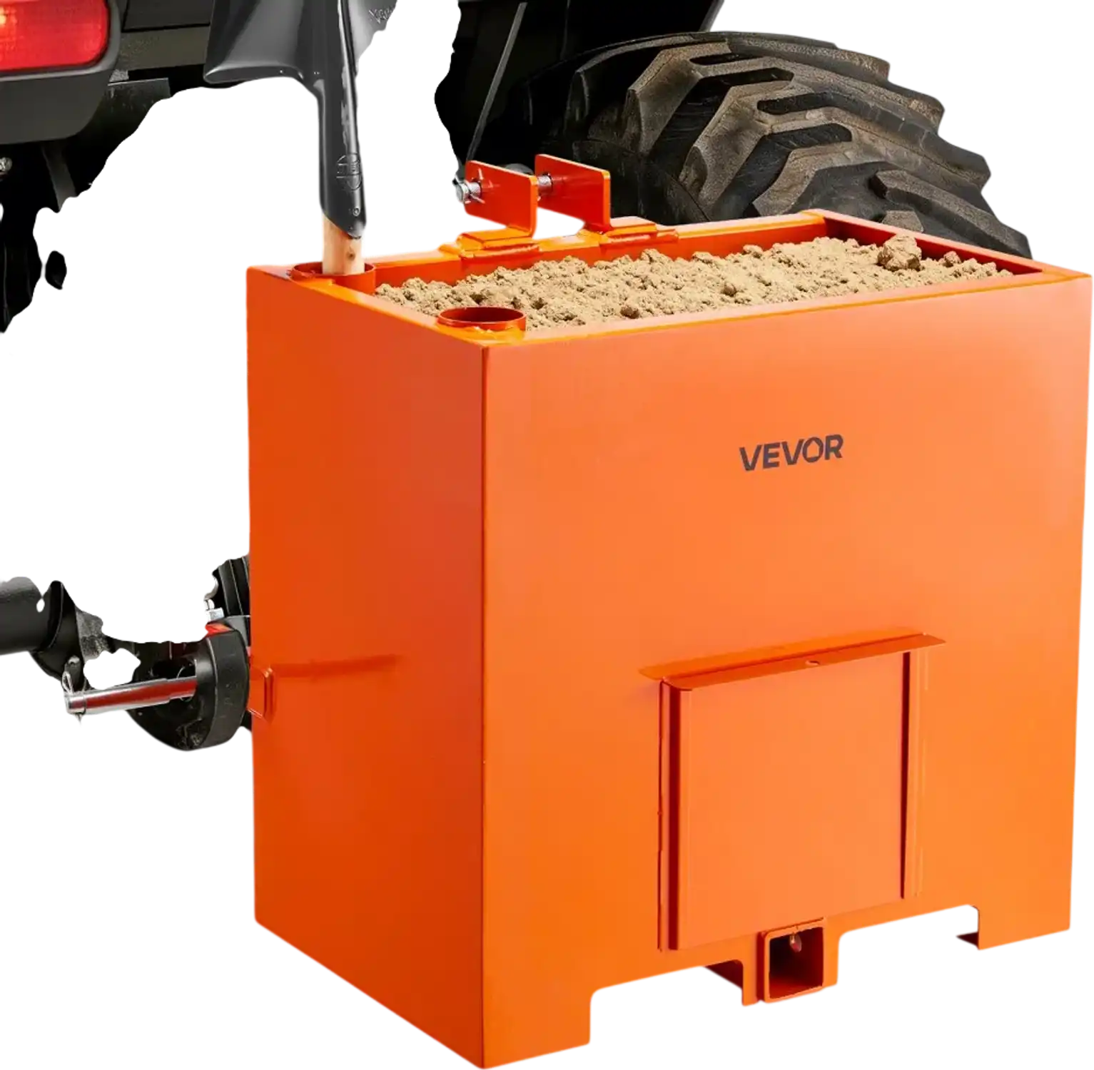Vevor Ballast Box 3-Point Category 1 800 lb Capacity with 2