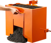 VEVOR Ballast Box, 3-Point Category 1 Tractor Ballast of 800 lbs Capacity, Standard 2 Inch Hitch Receiver, Heavy-Duty Steel 3.2 ft³ Large Volume Durable Loader Attachment with Sliding Door, Orange