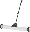 VEVOR 55Lbs Rolling Magnetic Sweeper with Wheels,Push-Type Magnetic Pick Up Sweeper, 36-inch Large Magnet Pickup Lawn Sweeper with Telescoping Handle, Easy Cleanup of Workshop Garage Yard