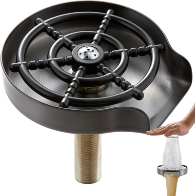 Vevor Glass Rinser 10-Jet 360° Rotating Cup Washer for Sink New