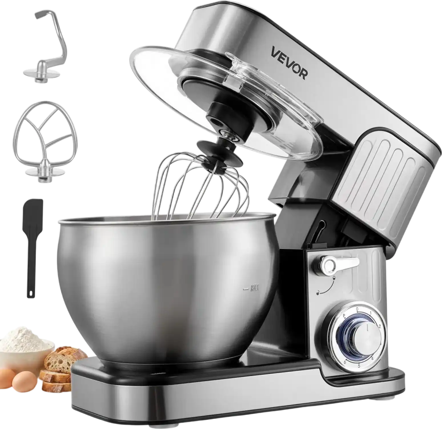 Vevor Stand Mixer 7.4 Qt Tilt-Head 500W Electric Dough Mixer New