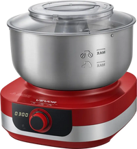 VEVOR 5.3 Qt Electric Dough Maker 500W Stand Mixer Removable Lid, Stepless Speed Adjustment Food Kitchen Mixer with Stainless Steel Bowl, Dough Hook, Whisk, Beater, for Pizza Bread Pasta Mochi
