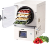 VEVOR Vacuum Freeze Dryer Machine, 4.4-6.6 lbs/Batch, 4 Trays, 5 Presets for Fruit Vegetable Meat Storage, Compact Countertop Freeze Drying Equipment with LCD Touchscreen, Auto Defrost, Carbon Steel