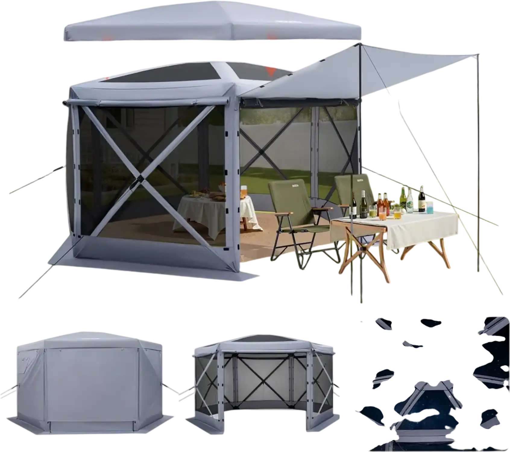 Vevor Gazebo Screen Tent 12' x 12