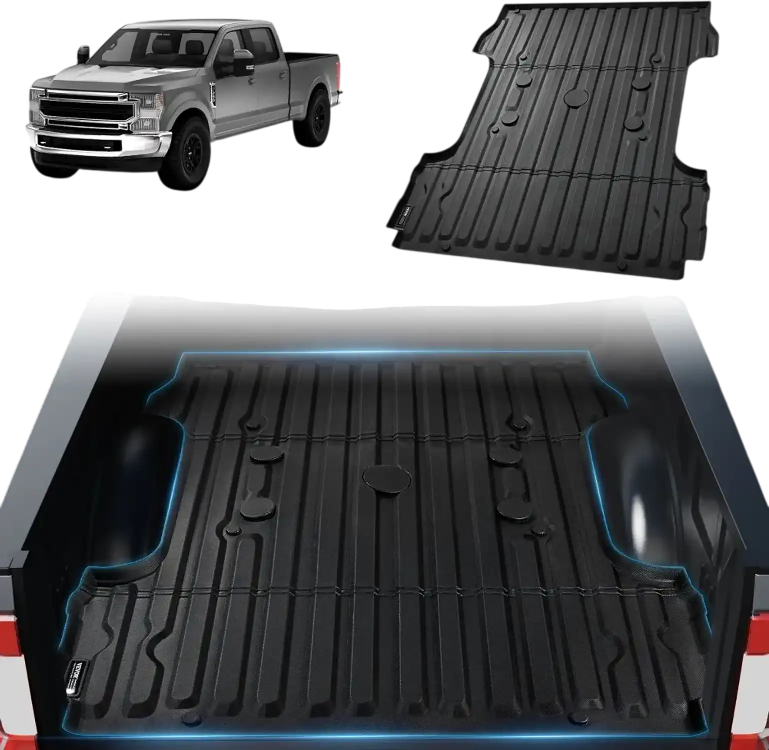 Vevor Truck Bed Mat Ford F250/F350 6.8' TPE Bed Liner New
