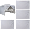 VEVOR Canopy Sidewalls, Fit for 10 x 10 ft Pop Up Canopy Tent, Tent Side Walls with Waterproof and Sunlight Protection Layer for Outdoor Event Tents, Vendor Booths, Camping (4 Sidewalls Only, White)