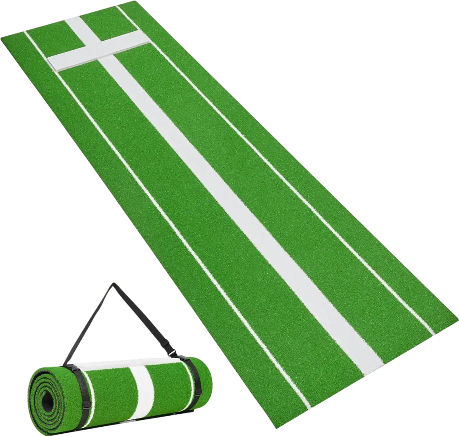 Vevor Softball Pitching Mat 10' x 3' Indoor Outdoor Training Aid Green New