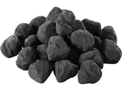Vevor Fire Pit Lava Rocks Black 25-Pc 1.2-2.0