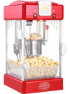 VEVOR Popcorn Maker, 300W Popcorn Popper Machine, 2.5 Oz Kettle Makes 4 QT per Batch, Tabletop Popcorn Maker with PP Door, Includes 2 Scoops and Tray, Movie Theater Style, Red