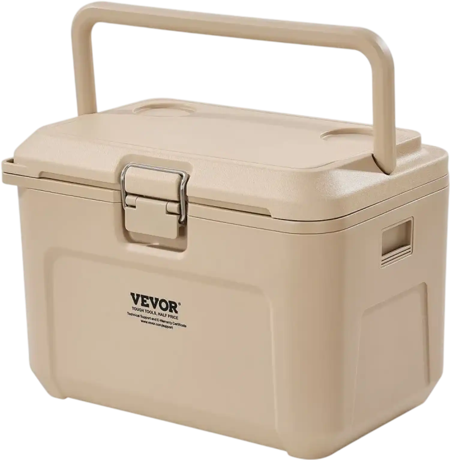 Vevor Portable Cooler 16.5 QT Hard Cooler with Ice Retention Cup Holder New