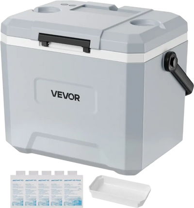 Vevor Cooler 24 QT Portable Hard Cooler Leak-Resistant Ice Chest New