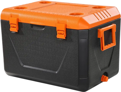 Vevor Portable Cooler 63 QT Hard Cooler with Ice Retention Cup Holder New
