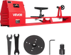 VEVOR Wood Lathe 1/2 HP 14" x 40" Benchtop Wood Lathe Machine 4 Speeds, 930/1500/2050/2500 RPM, with Tool Rest, Wrenches, Faceplate, Heavy Duty, for Beginner Professional Woodworking, Woodturning