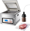 VEVOR Chamber Vacuum Sealer 3.1 Gal Chamber 12" Seal Bar Packing Machine, for Home Kitchen Use, 370W Commercial-Grade Oil Pump, Food Packaging Machine for Meats, Marinades, Mason Jar Kit & Sous Vide