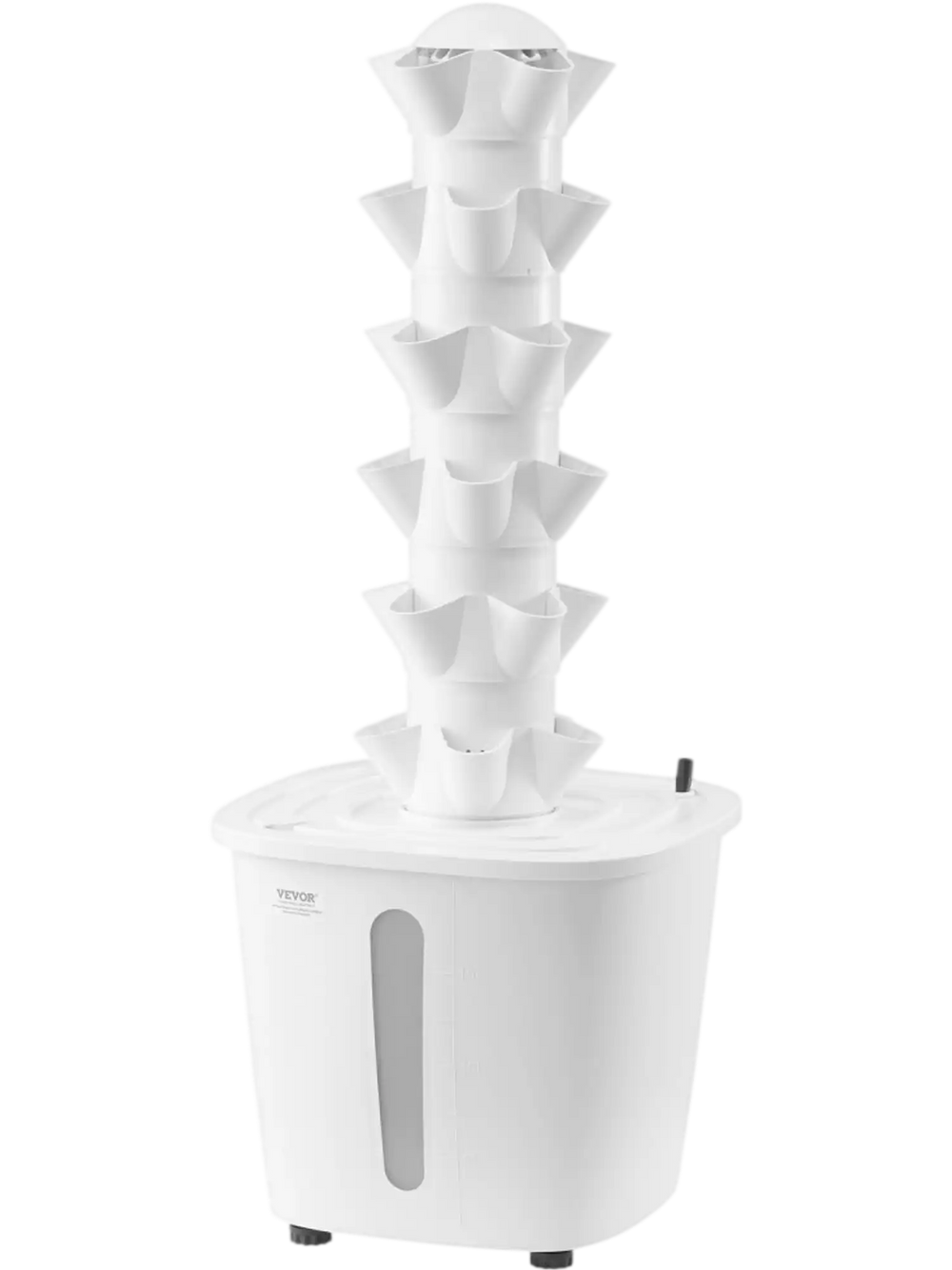 VEVOR Hydroponic Growing System, 30 Pods Vertical 6 Tiers Hydroponic Tower, Home Hydronic Garden with Water Pump & Timer, Water Circulation Plants Germination Kit for Indoor Herbs Fruits & Vegetables