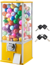 VEVOR Gumball Machine, 25 inch Height Candy Vending Machine Dispenser, 25-Cent Vending Machines for Shopping Malls, Supermarkets, Amusement Parks, Arcades, Holds Up to 230 1.77 inch Spherical Candies