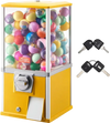 VEVOR Gumball Machine, 21 inch Height Candy Vending Machine Dispenser, 25-Cent Vending Machines for Shopping Malls, Supermarkets, Amusement Parks, Arcades, Holds Up to 180 1.77 inch Spherical Candies