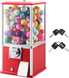 VEVOR Gumball Machine, 21 inch Height Candy Vending Machine Dispenser, 25-Cent Vending Machines for Shopping Malls, Supermarkets, Amusement Parks, Arcades, Holds Up to 180 1.77 inch Spherical Candies