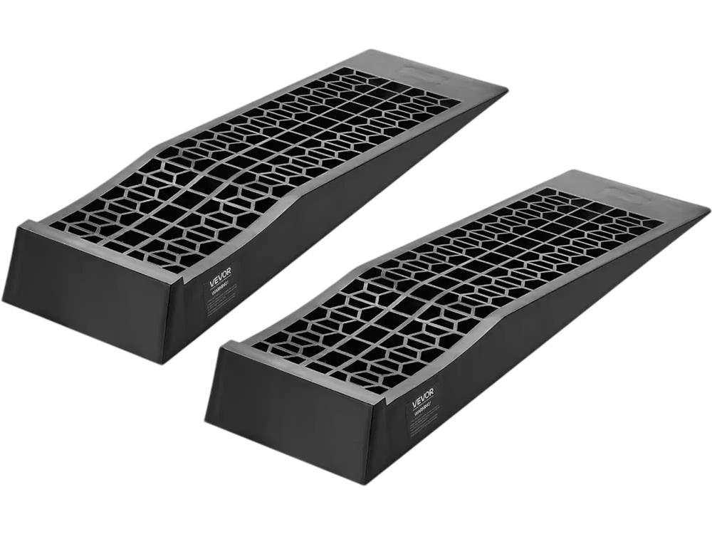 VEVOR Car Ramps, 2 PCS 20000 lbs GVW Capacity, 2.56 in Lift Height, Portable Low Profile Car Service Ramps for Home Garage Maintenance & Oil Changes, Heavy Duty for Low Chassis Vehicle & Support Jack