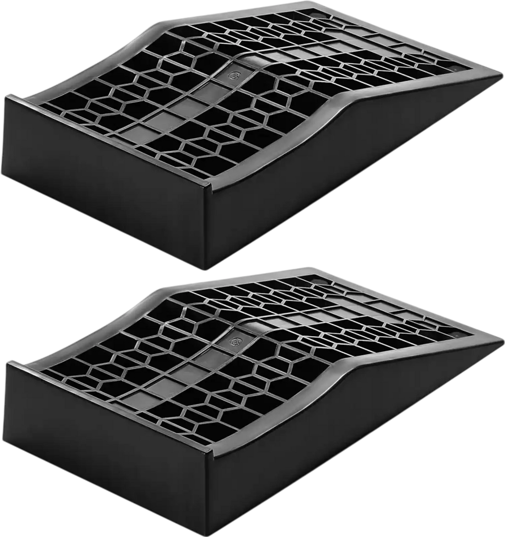 VEVOR Car Ramps, 2 PCS 20000 lbs GVW Capacity, 2.6 in Lift Height, Portable Low Profile Car Service Ramps for Home Garage Maintenance & Oil Changes, Heavy Duty for Low Chassis Vehicle & Support Jack