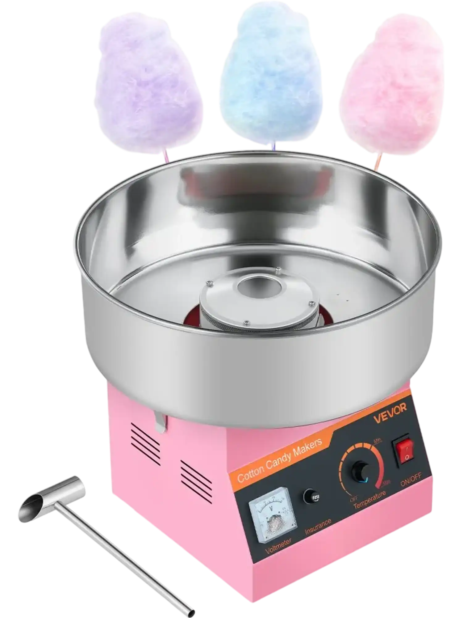 Vevor Cotton Candy Machine Commercial Electric Candy Floss Maker 15