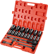 VEVOR Impact Socket Set 3/4 Inches 22 Piece Deep Impact Sockets, Socket Assortment 3/4 Inches Drive Socket Set Impact Standard SAE Sizes 7/8 Inches to 2 Inches Includes Adapters and Ratchet Handle