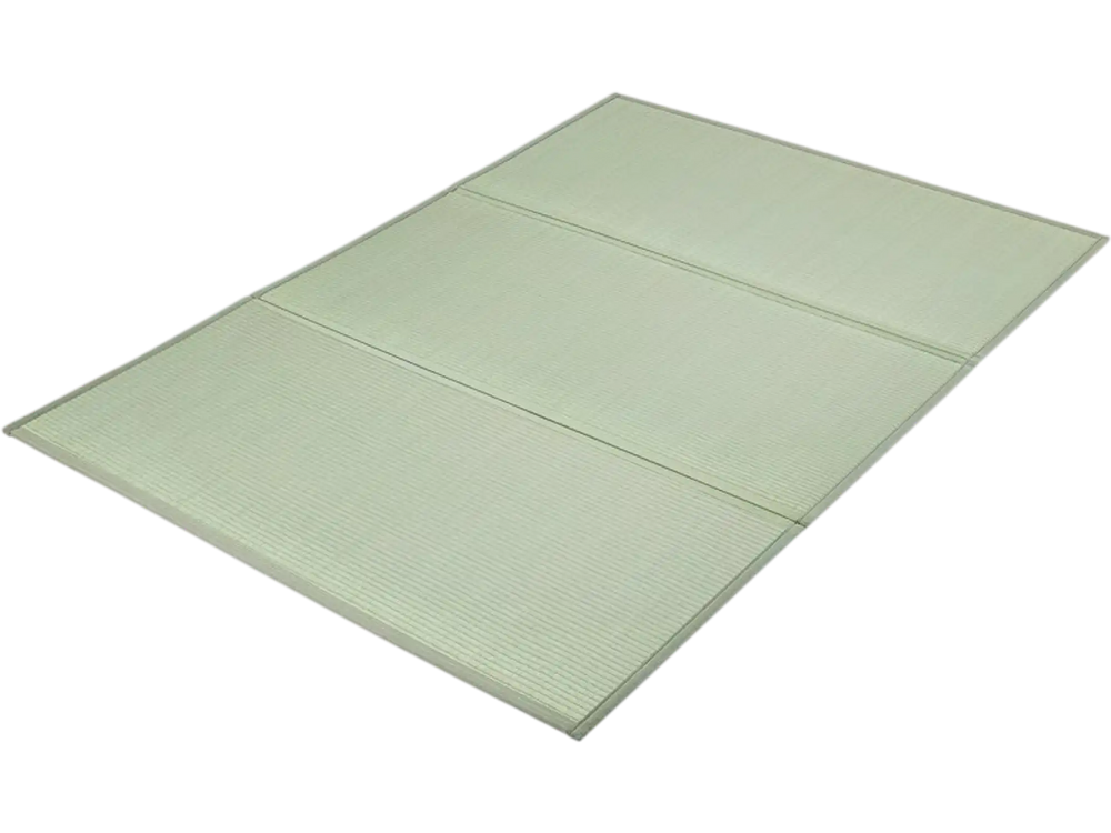 VEVOR Japanese Tatami Mat, King Size Foldable Japanese Tatami Mattress( Natural Rush Grass), Japanese Floor Mattress with Backing & Fresh Scent, Futon Mattress for Sleeping Meditation Yoga
