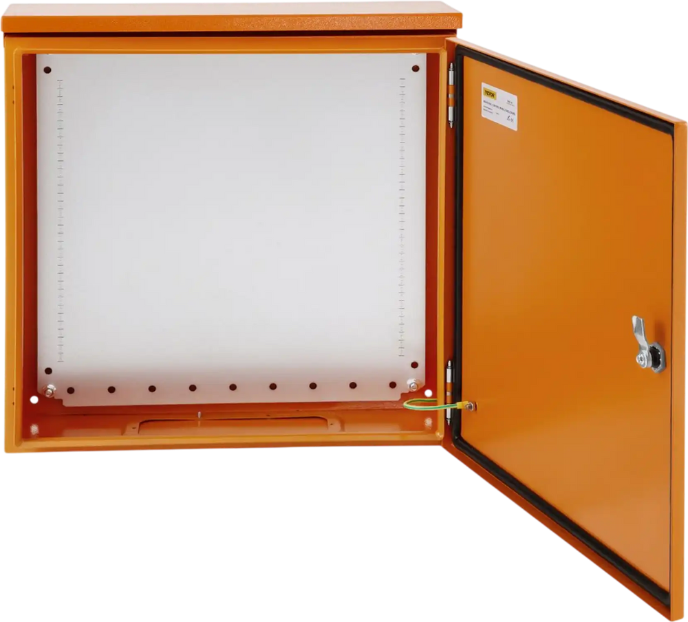 Caja eléctrica VEVOR, 20.0 x 20.0 x 6.0 in, probada según los estándaresNEMA 4 para exteriores, IP65 impermeable y a prueba de polvo, caja de conexiones con bisagras de acero al carbono laminado e