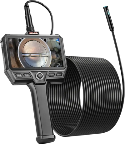 Vevor Borescope Triple Lens Endoscope with 32.8' Ultra-Rigid Cable and 5