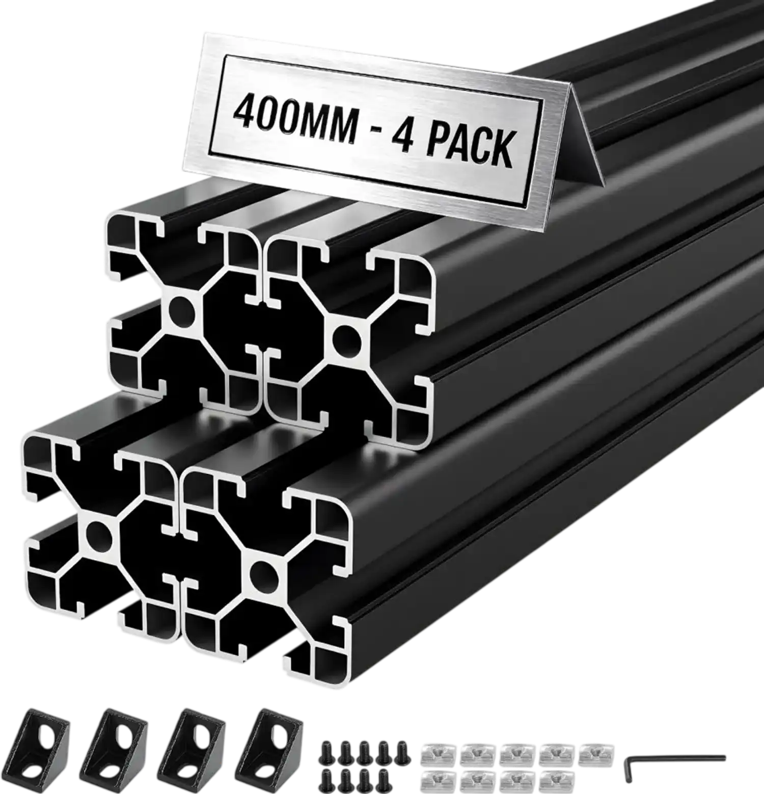 Vevor Aluminum Extrusion Linear Rail 4pcs 4040 15.75