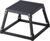 VEVOR Plyometric Jump Box, 12 Inch Plyo Box, Steel Plyometric Platform and Jumping Agility Box, Anti-Slip Fitness Exercise Step Up Box for Home Gym Training, Conditioning Strength Training, Black