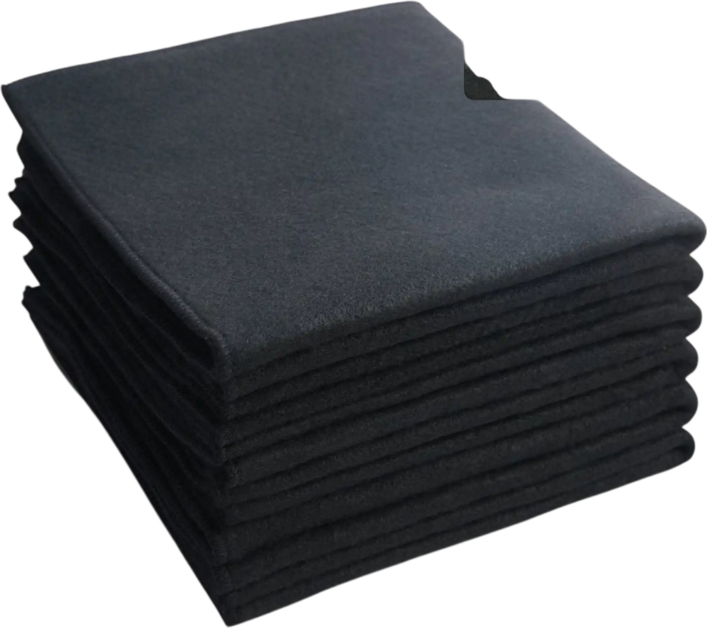 VEVOR Carbon Felt Welding Blanket 6 Pack, 21" x 20" Flame Retardant Welding Blankets, Up To 1800°F Heat Resistant Blanket Set, Cuttable Carbon Fiber Fire Retardant Insulation Welding Mat Pad