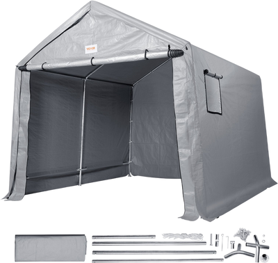 Vevor Outdoor Storage Shed 10 x 10 ft. with Roll-up Door Waterproof New