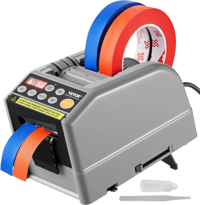 VEVOR Automatic Tape Dispenser Adhesive Electric Tape Cutter Packaging Machine Tape Cutting Machine 6-60mm Tape Width