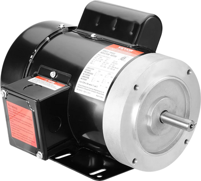 Vevor Electric Motor 1 HP 3450 RPM 56C Frame Single Phase 5/8