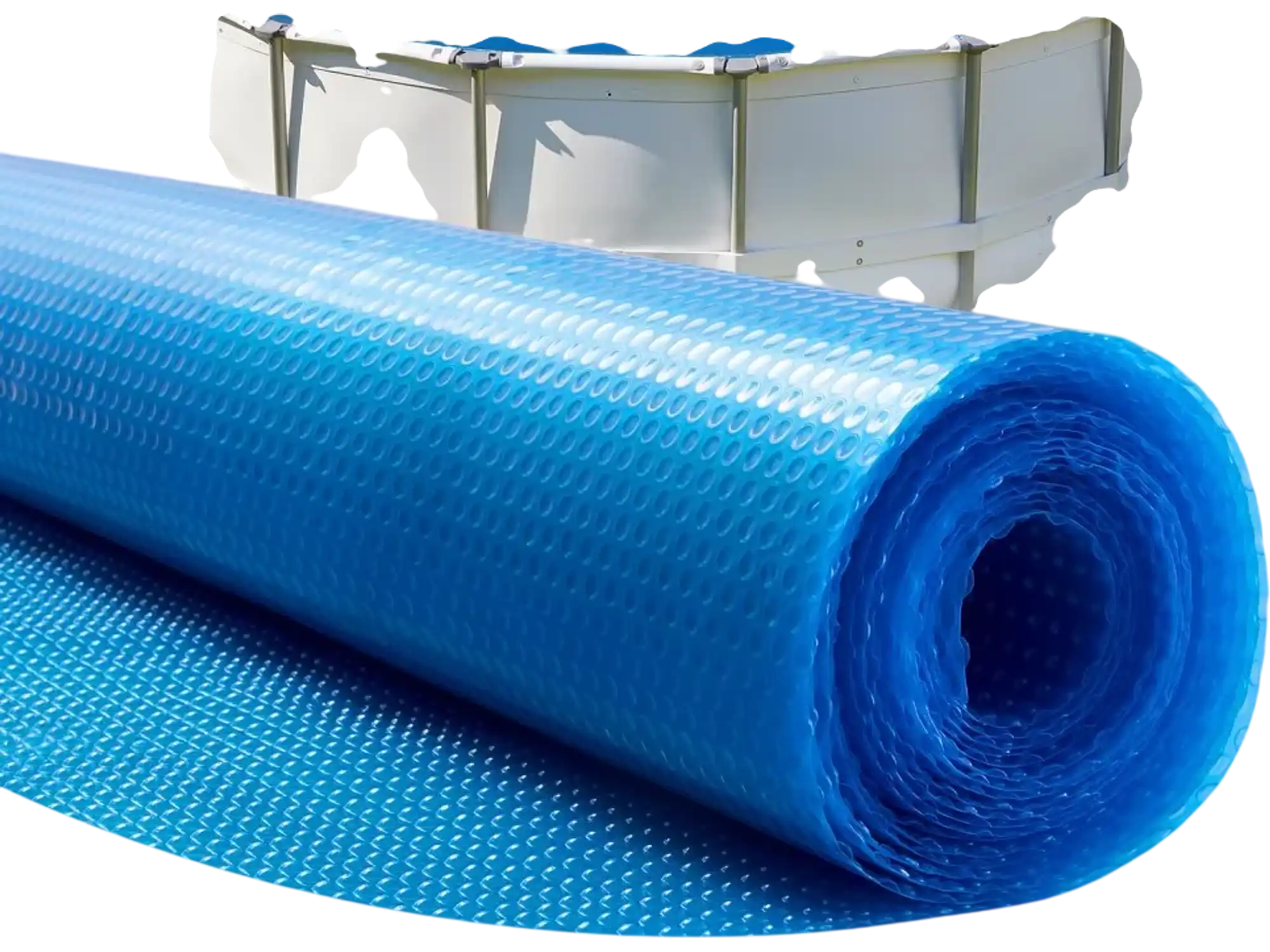 Vevor Solar Pool Cover 15' Round 12 Mil Bubble Blue New