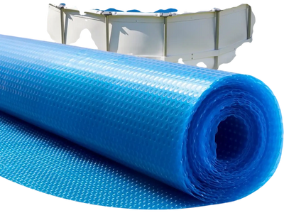 Vevor Solar Pool Cover 15' Round 12 Mil Bubble Blue New