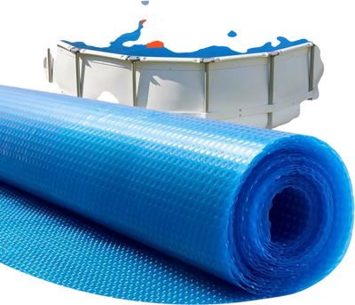 Vevor Solar Pool Cover 18' Round 16 mil Blue New