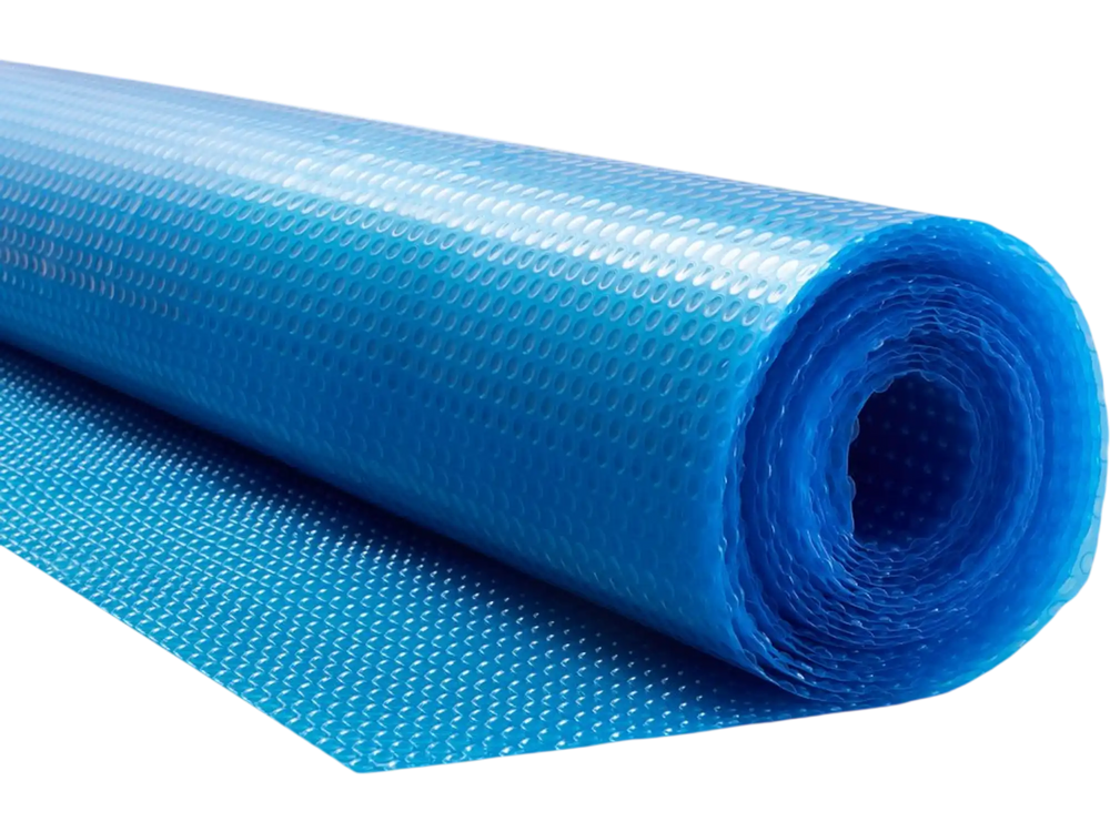 VEVOR Solar Pool Cover, 36 x 18 ft Rectangle Pool Bubble Cover, 8 Mil Pools Solar Blanket with Bubble & PE Material, Daytime Heat Absorption, Nighttime Heat Retention, Heat Retaining Solars Covers, Blue