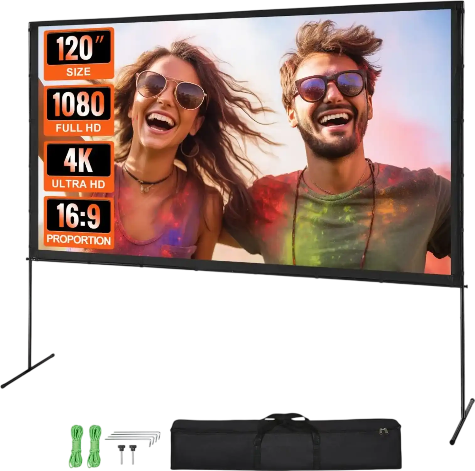 Vevor Projector Screen with Stand 120