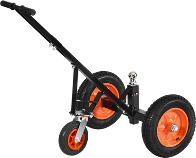 VEVOR Trailer Dolly, 1000lbs Tongue Weight Capacity, Carbon Steel Trailer Mover with 2 inch Ball, 14 inch Pneumatic Tires, Portable Tow Dolly for Moving RV Trailer