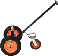VEVOR Trailer Dolly, 1200lbs Tongue Weight Capacity, Carbon Steel Trailer Mover with 2 inch Ball, 15.2 inch Pneumatic Tires, Portable Tow Dolly for Moving RV Trailer