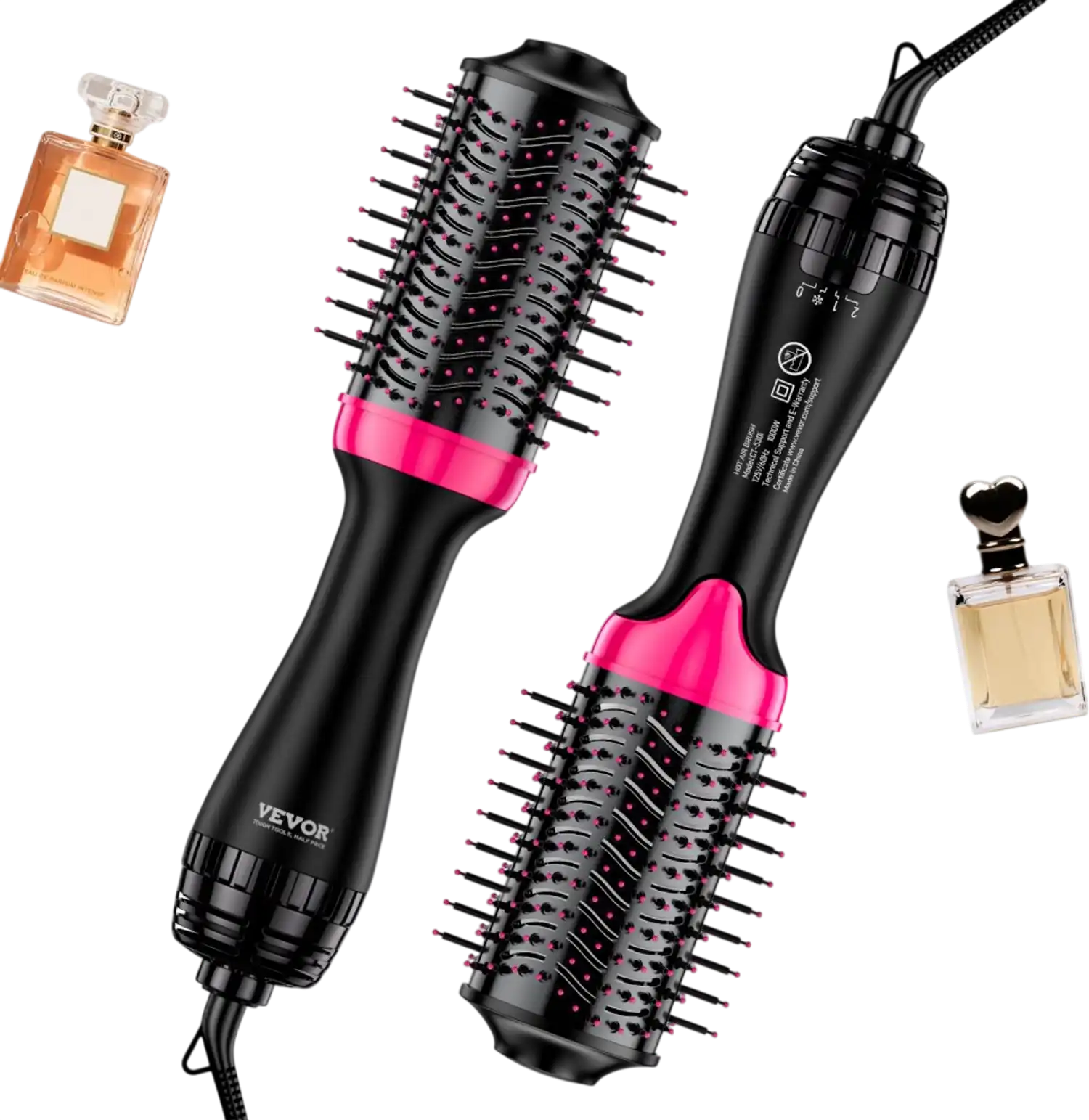 Vevor Hair Dryer Brush 4-in-1 Ionic Styler Volumizer with 2.56