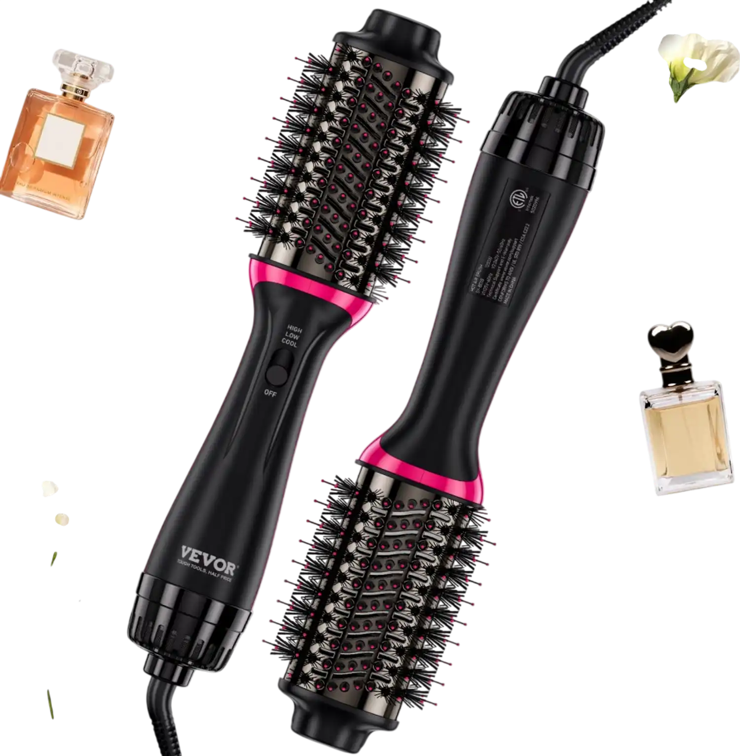 Vevor Hair Dryer Brush 4-in-1 Ionic Styler Volumizer 2.56