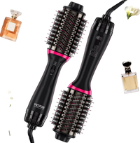 VEVOR Hair Blow Dryer Brush, 4 in 1 Ionic Hair Dryer Styler and Volumizer with Electroplated Titanium & 2.56